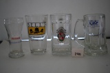 Assorted Beer Glasses, 5 1/2