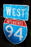 I94 Sign, Wood, 36