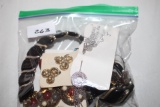 Assorted Vintage Costume Jewelry, Sandwich Bag