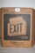 Exit Sign, NIB, USA