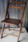 Vintage Folding Wooden Chair, Acme Chair Co., 36