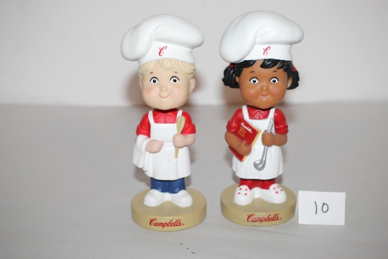 Campbell's Soup Bobble Heads, 7"