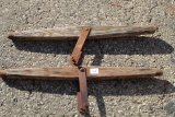 2 Hitch Parts, Metal & Wood, 29