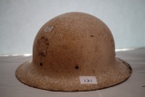 Vintage Civil Defense Hat, Metal, 13