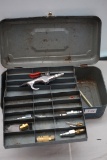 Vintage Metal Box With Assorted Fittings & Adapters, 13