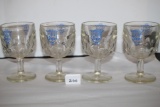 Set Of 4 Old Style Mugs, 6 1/4