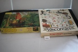 Wisconsin Puzzle By Great American Puzzle Factory-550 Pieces, 1000 Piece Western Publishing