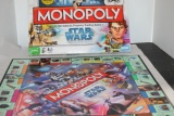 Star Wars Monopoly Game, 2008, Parker Brothers, Board In 2 Pieces, Pieces Not Verified