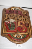 Beer On Draught Sign, Plaster, 18