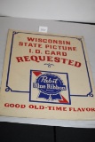Wisconsin ID Sign, Cardboard, 19