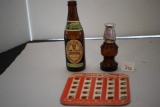Guisness Bottle, Avon Tai Winds Bottle, License Plate Bingo Card, 6