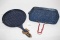 Blue Speckled Enamel Ware Grill Griddles With Pour Spouts, 1-11