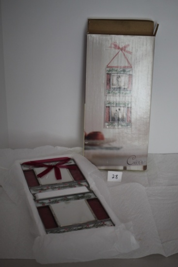 Carr Frame, Atrium Wallflowers Pink, 3 1/2" x 3 1/2" Dbl., NIB