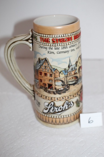 Stroh's Beer Stein, Heritage Series II, #56804, The Stroh Brewery Company