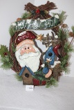 Tin Santa Christmas Wall Decoration, 18