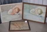 Framed Annie Benson Muller Prints, 19 1/2