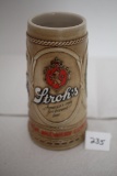 Stroh's Beer Stein, #33739, The Stroh Brewery Company, Manuf. Ceramarte Brazil, 7 1/2