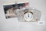 Cristal d'Arques Quartz Clock, Made In France, NIB, 6