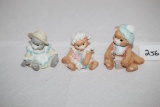 3 Figurines-A Bundle Of Love, 1992, Enesco, Reg.# 4A30/582, 628433, 2 1/2