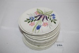 16 Red Wing Bread & Butter Plates, Each 6 5/8