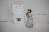 Charlotte Rose Porcelain Figurine, Homco, #1468, 8 3/4