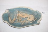 Incolay Stone Floral Tray, 11