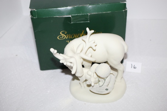 Snowbabies Figurine, I Caribou You, 1999, 56.68942, Porcelain, Dept. 56, 6"