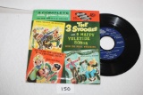 The 3 Stooges Sing 6 Happy Yuletide Songs, 45 RPM Extended Play, EP 561, Golden Records