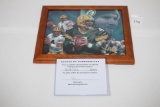 Framed Signed Brett Favre Picture, COA, #233904, 11 1/2