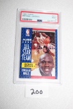 Graded Michael Jordan Card, #211, 1991 Fleer, PSA Grade 9, MINT, #53416760