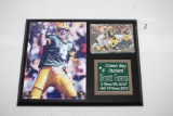 Brett Favre Green Bay Packers Plaque, 3 Time MVP, 2016 Hall Of Fame, 8