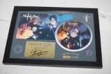 Framed Purple Rain Prince Signed Picture & CD, Q.C. Original Sticker #460241, No COA