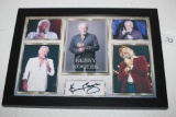 Framed Kenny Rogers Signed Picture, No COA, 13