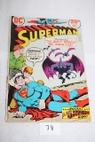 1973 Superman Comic Book, #267, September, DC Superman, Cover torn & separating