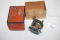 Shakespeare Sportcast Fishing Reel With Box, #1973, Model GE, Corner of box separated & writing