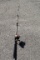 Spin Master-TacklePlus-Big Water Graphite 8' Fishing Rod, Metal Jacket XMJ80 Reel