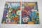 2 Pizza Hut X-Men Comics, 1993, #3 & #4, Marvel Comics