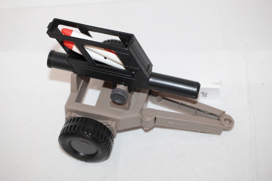 Vintage Rambo Tri-Tracker Neat-Seeking Missile Launcher Toy, Plastic, 8 3/4"L