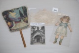 Fine Lace, Victorian Paper/Cardboard Doll-1894-9 1/2