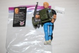 Vintage Rambo T.D. Jackson Action Figure, The Force Of Freedom, 1985, 1986 Carolco Int'l, Coleco