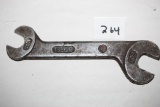 Vintage International Harvester Open End Wrench, 7/16. #1326 E, 7