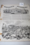 1853 Boston Newspaper, Gleason's Pictorial