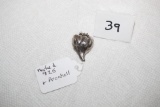 Sterling Pin, Marked 925 & Areakell, 1 1/8