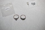 2 Sterling Rings