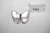 Sterling Butterfly Pin, Marked 925, 1 5/8