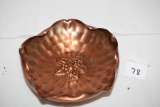 Gregorian Copper Footed Bowl, #317, 6 3/4