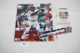 Dave Nilsson Autographed Picture & Card, Various Baseball Team Pencils, Brewers Police Cards