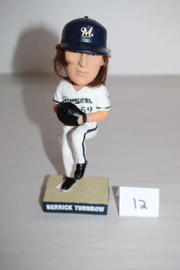 Milwaukee Brewers Derrick Turnbow Bobblehead, 2006 Collectors Edition, Badger Mutual, BD&A