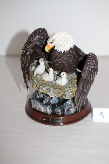 Guiding Wings Eagle Sculpture, Noble Guardians Collection, #A2514, The Bradford Exchange, 2012