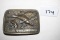 Ducks Unlimited Belt Buckle, Wyoming Studio Art Works, Metal, James Lind, 1973, 3 1/4